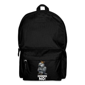 Before You Ask African Grey Parrot Parrot Parrot Holder - Backpack - black - Front