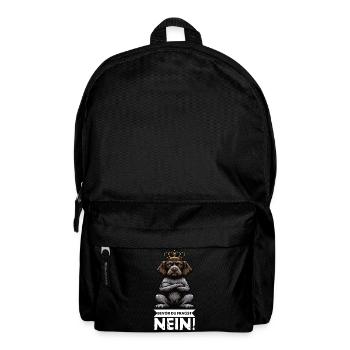 Bevor Du Fragst Nein Deutsch Drahthaar Drahthaare  - Rucksack - Schwarz - Vorne