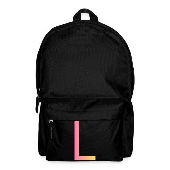 L - Rucksack - Schwarz - Vorne