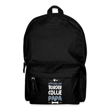 Offizieller Border Collie Papa - Rucksack - Schwarz - Vorne