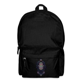 Spiritualität Heilige Geometrie Lotusblume - Rucksack - Schwarz - Vorne