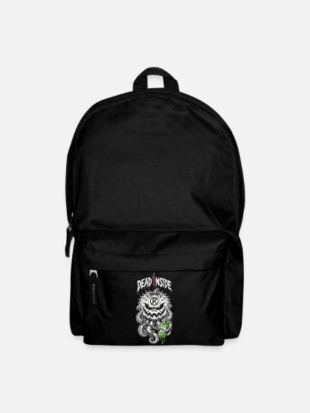 Tot im Inneren: Kürbisschädel und Tentakel - Rucksack - Schwarz