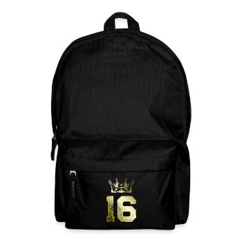 16 Couronne numérique - Sac à dos - noir - Devant