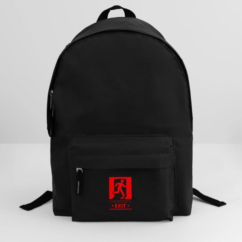 Emergency EXIT Basic Red Backpack