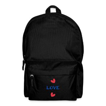 LIEBE. PAAR. ICH HABE GERADE GEHEIRATET. Junggesellinnenabschied. HEILIGER VALENTINSTAG. - Rucksack - Schwarz - Vorne