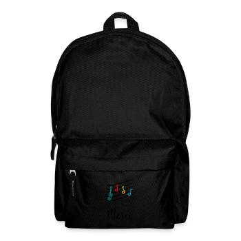 MERCI. MAÎTRESSE. MAÎTRE. MERCI MAÎTRESSE. MUSIQUE - Sac à dos - noir - Devant