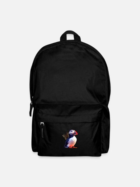 Papageientaucher - Rucksack - Schwarz