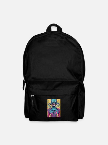 Mystisches und mysteriöses Pink Halb Frau, halb Okto - Rucksack - Schwarz