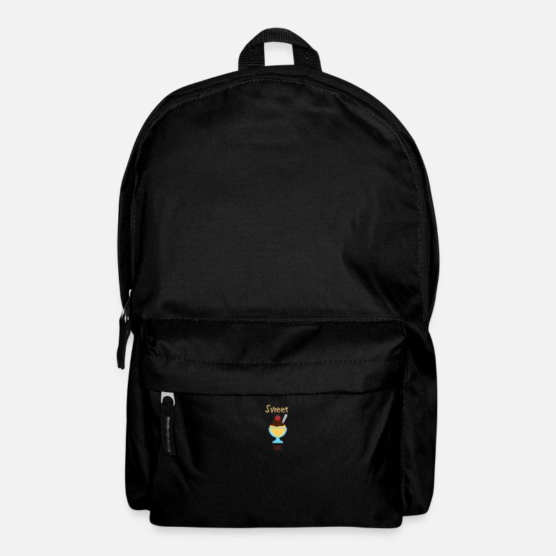 Tasse Eis "süßes Mädchen" - Rucksack - Schwarz