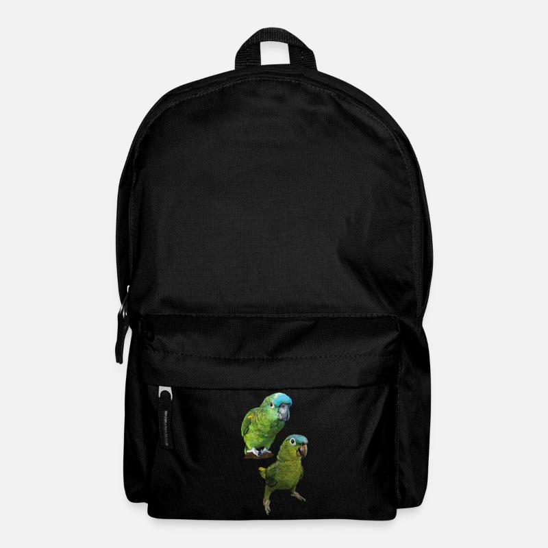Amazonas-Papageien - Rucksack - Schwarz