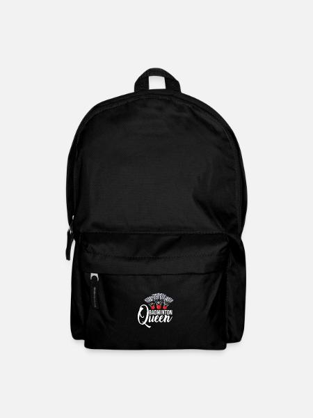 Badminton Queen Badminton Player Shuttlecock Sport - Rucksack - Schwarz