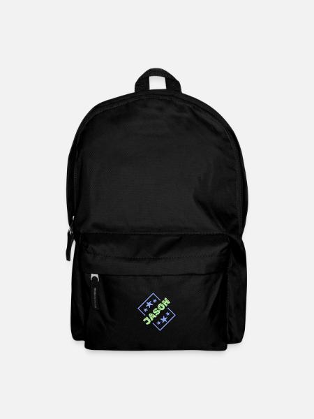 Jungenname Jason - Rucksack - Schwarz