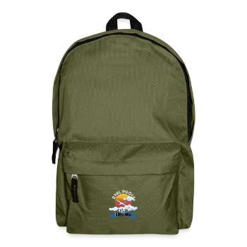 Real pilots soaring gift gliding - Backpack - olive green - Front