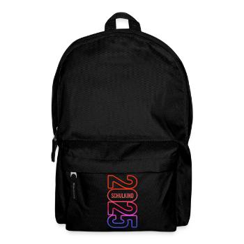 Schulkind 2025 - Erste Klasse - Einschulung - Rucksack - Schwarz - Vorne