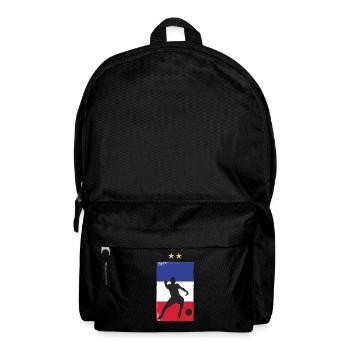 France Football Maillot de foot Drapeau Français - Sac à dos - noir - Devant
