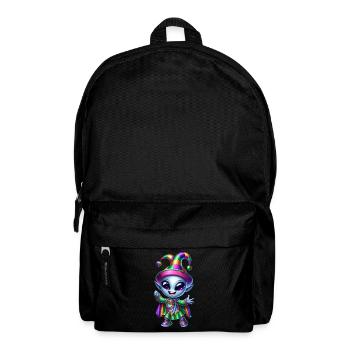 Mardi Gras Alien Fröhlich Karneval - Rucksack - Schwarz - Vorne