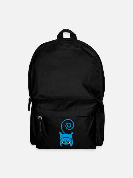 sportliche Katze - Rucksack - Schwarz