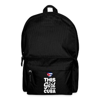 Cuba Flag Caribbean Holiday Cuba Travel Havana - Backpack - black - Front