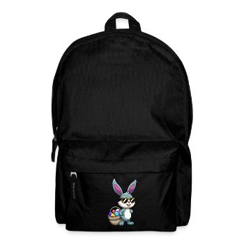 Happy Easter - Easter Bunny - Easter Egg - Gift - Backpack - black - Front