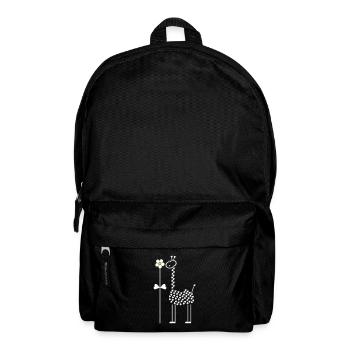 Girafe dans le guide / girafe (2c) - Sac à dos - noir - Devant