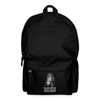 SAUVETAGE ANIMAL AIDE AUX ANIMAUX - Sac à dos - noir - Devant