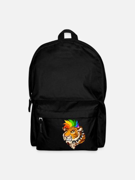 Punk Tiger - Backpack - black