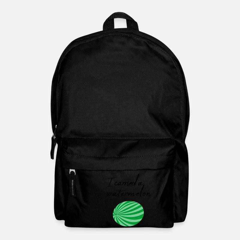 I carried a watermelon / gift - Backpack - black