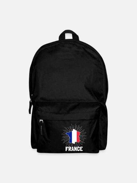 Frankreich - Rucksack - Schwarz