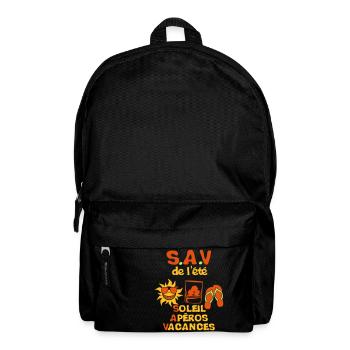 aperos sun holiday sav alcohol tongue - Backpack - black - Front