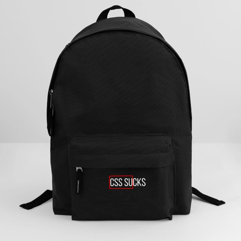 CSS sucks CSS programming funny programmers Backpack