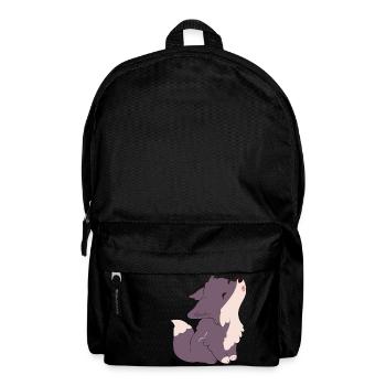 Loup doux - Sac à dos - noir - Devant