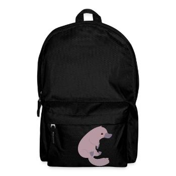 Schnabeltier - Rucksack - Schwarz - Vorne
