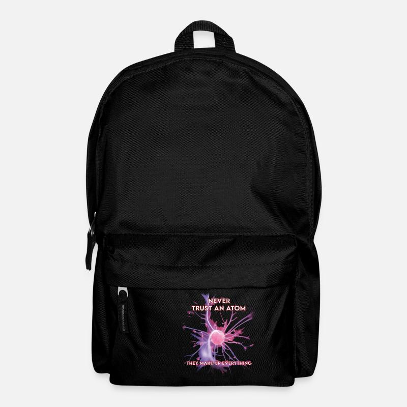 Science Atom Humour - Backpack - black