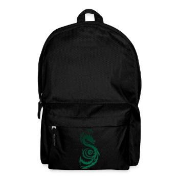 Green Tribal Fantasy Dragon - Backpack - black - Front