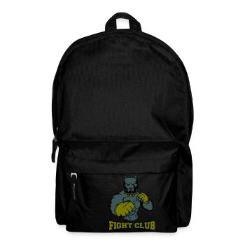 Dog Fighter Fight Club - Backpack - black - Front