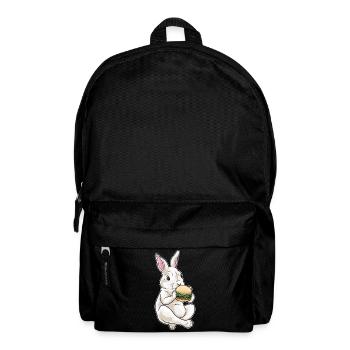 Bunny Cheeseburger - Backpack - black - Front