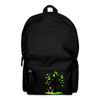 Méditation Sous l’arbre Forêt Transe Femme Médite - Sac à dos - noir - Devant