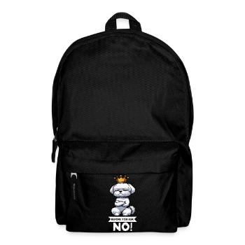 Before You Ask Malteser Malteserbesitzer Maltese - Rucksack - Schwarz - Vorne