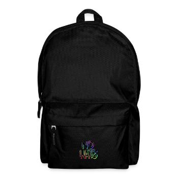 No Hate - Backpack - black - Front