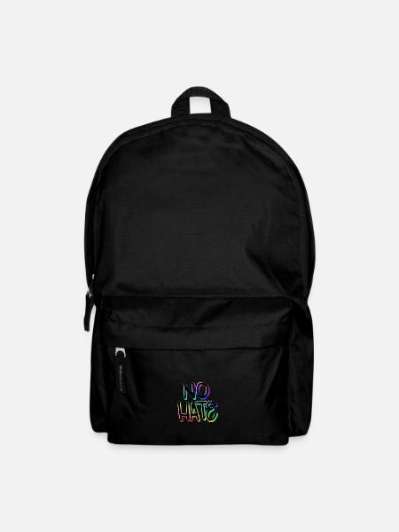 No Hate - Backpack - black