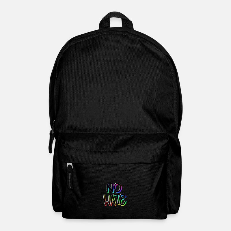 No Hate - Rucksack - Schwarz