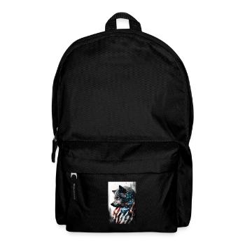 Wolf Design par ART8NS Art sur Streetwear S 02of25 - Sac à dos - noir - Devant