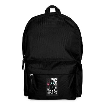 Robot Graffiti Design by ART8NS Art ON Streetwear - Rucksack - Schwarz - Vorne