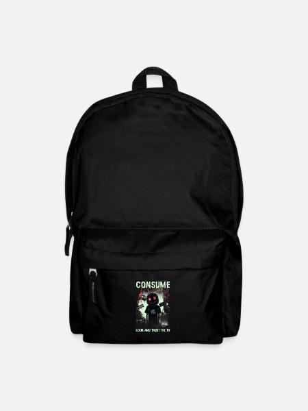 Consume by ART8NS - Art ON Streetwear - Rucksack - Schwarz