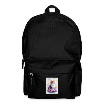 Süßes Kätzchen - Rucksack - Schwarz - Vorne