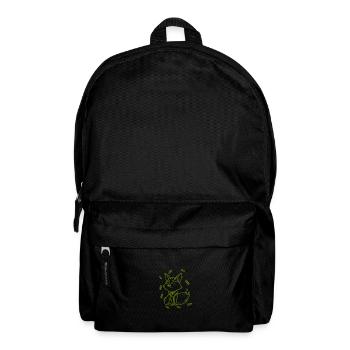 Fuchs - Tier Zoo Tierfreund Naturschutz - Rucksack - Schwarz - Vorne