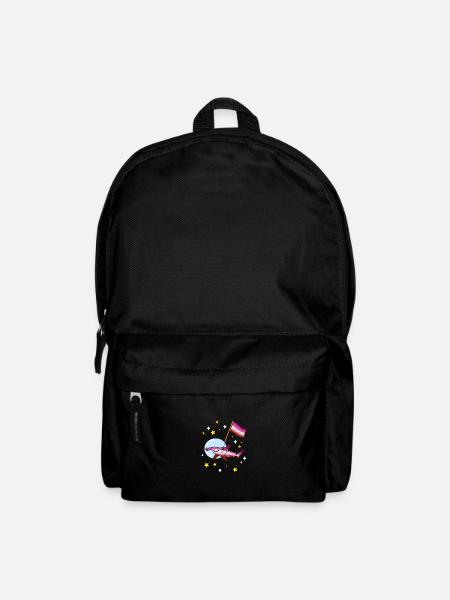 Requin-marteau lesbien dans l’espace Lesbian Pride - Sac à dos - noir
