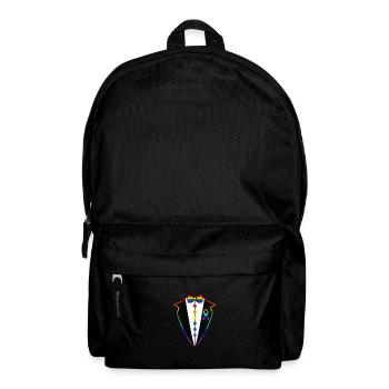 LGBT Tuxedo Gay Junggesellenabschiedsfeier - Rucksack - Schwarz - Vorne