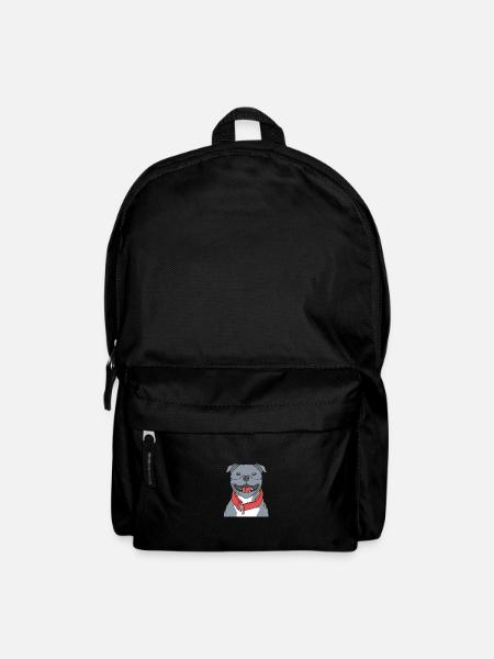 Staffordshire Bull Terrier - Backpack - black