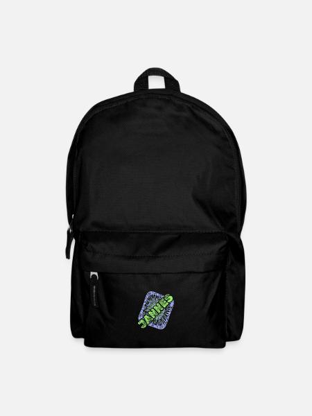 Vorname Jannes - Rucksack - Schwarz